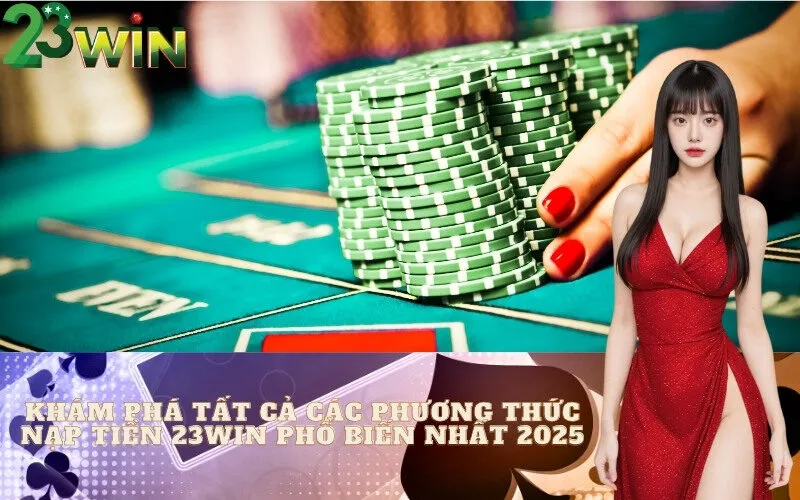 Khám Phá Tất Cả Các Phương Thức Nạp Tiền 23win Phổ Biến Nhất 2025