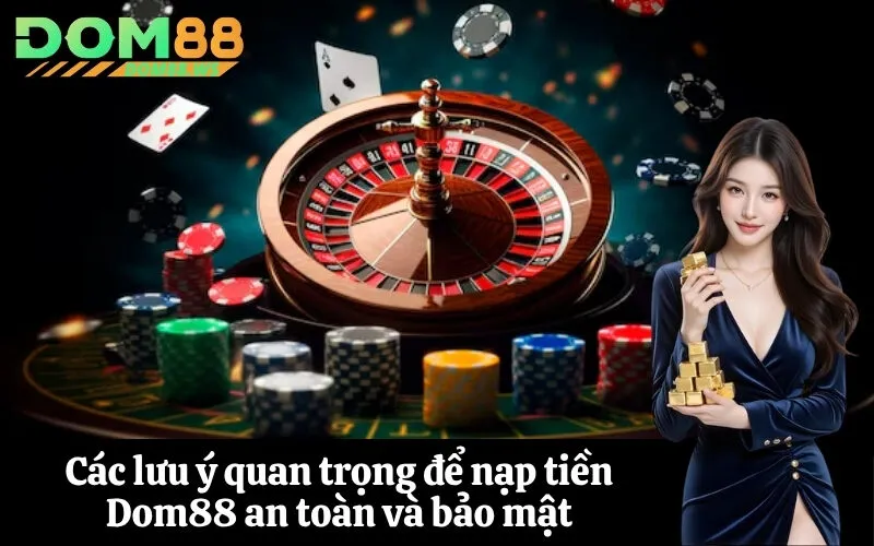 Các lưu ý quan trọng để nạp tiền Dom88 an toàn và bảo mật