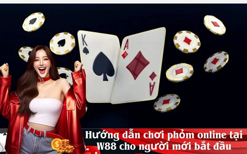 Hướng dẫn chơi phỏm online tại W88 cho người mới bắt đầu