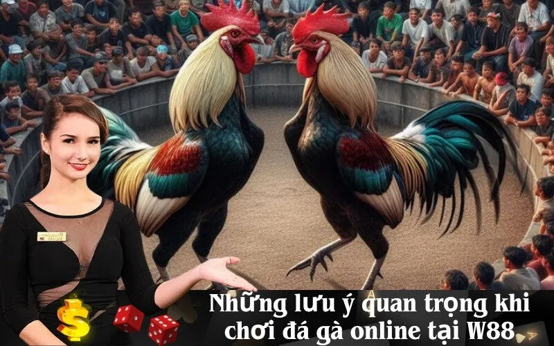 Những lưu ý quan trọng khi chơi đá gà online tại W88