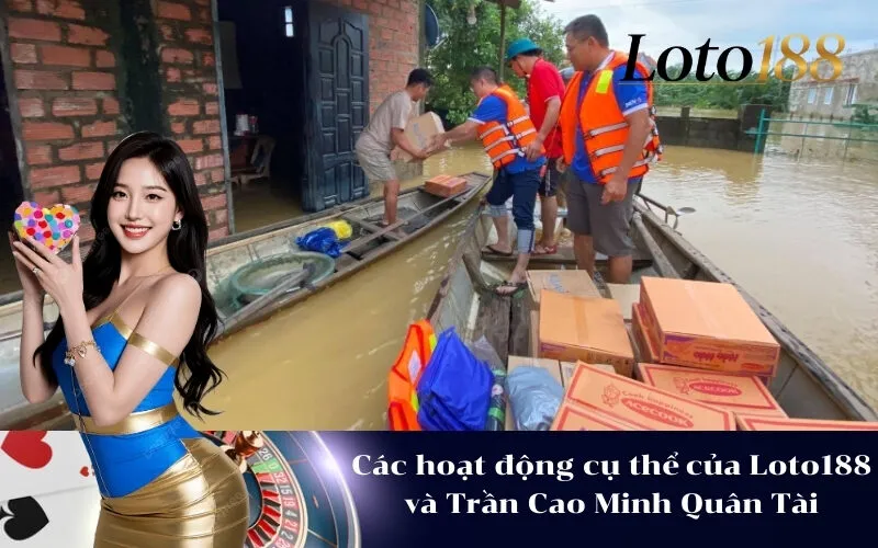 Các hoạt động cụ thể của Loto188 và Trần Cao Minh Quân Tài