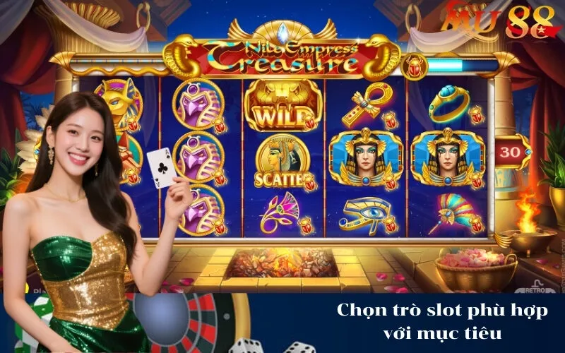 Chọn trò slot phù hợp với mục tiêu