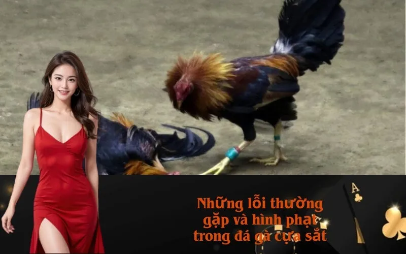 Những lỗi thường gặp và hình phạt trong đá gà cựa sắt